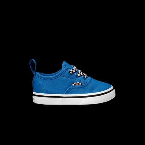Vans Authentic Elastic Lace Toddler 'Check Lace - Victoria Blue'