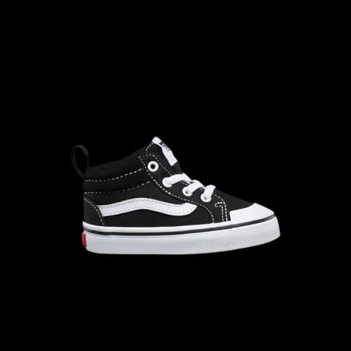 (TD) Vans Racer Mid 'Black White'