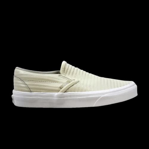 Vans Classic Slip On Moto Leather Birch