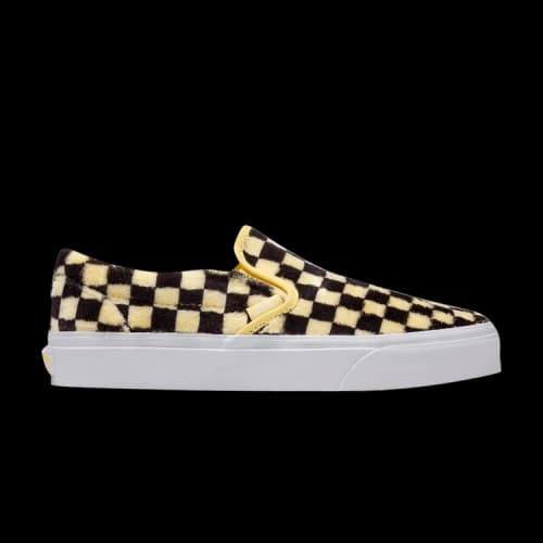 Vans Classic Slip-On 'Furry Checkerboard - Sunshine'
