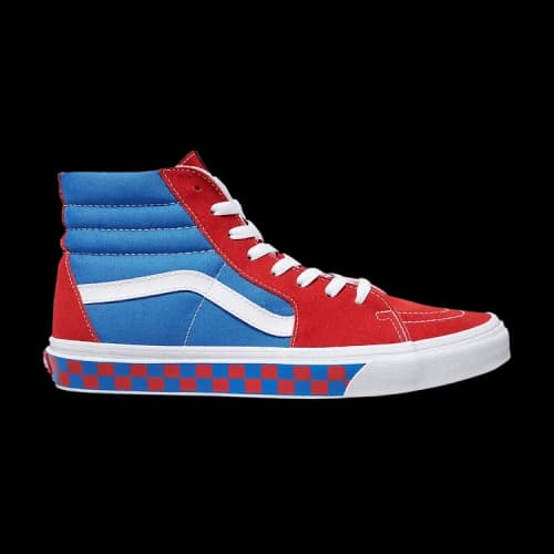 Vans Sk8-Hi 'Heritage Checkerboard - Red Blue'