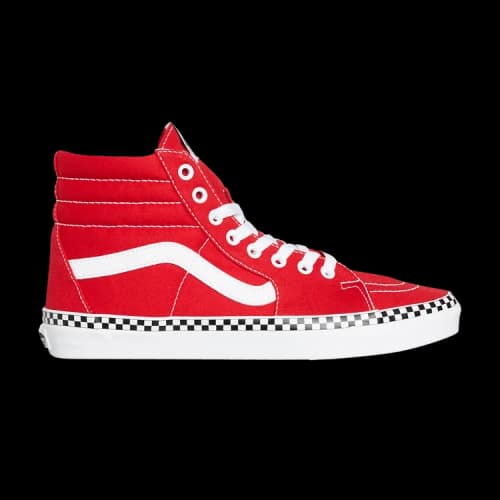 Vans SK8-HI 'Check Foxing - Racing Red'