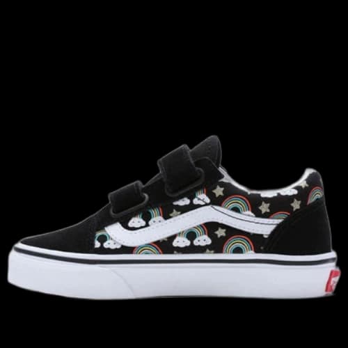 (PS) Vans Old Skool Hook and Loop Shoes 'Black White'