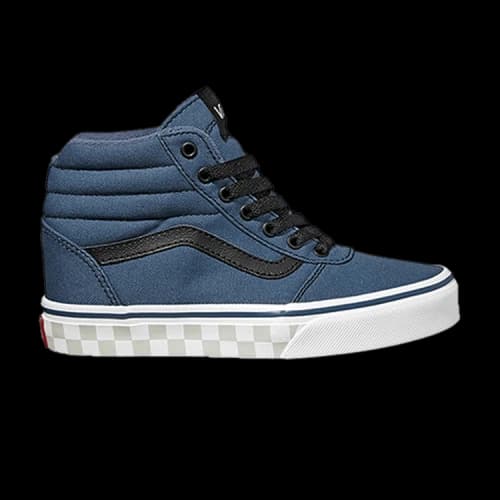Vans Ward High Kids 'Check Foxing - Vintage Indigo'