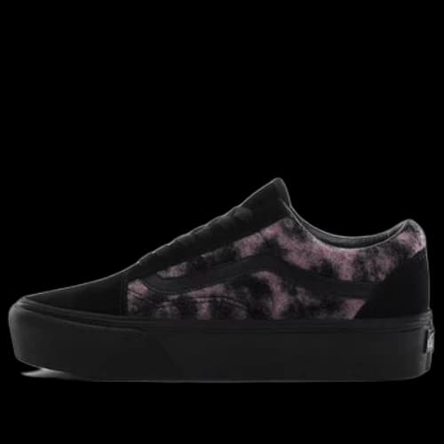 Vans MIX LEOPARD OLD SKOOL PLATFORM Black/Purple Pink