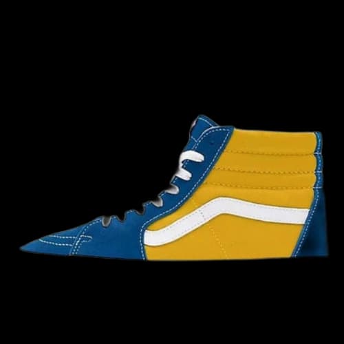 Vans Customs Color Block Sk8-hi 'Blue Yellow'