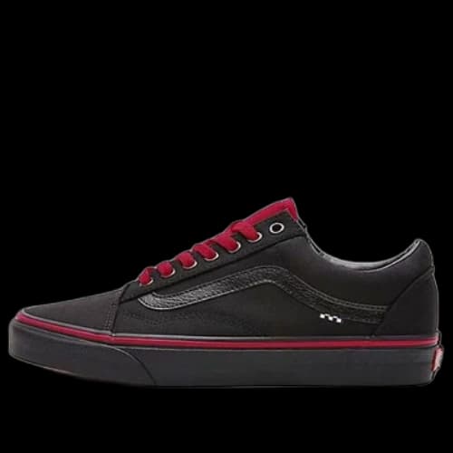 Vans Customs Old Skool Skate 'Black Red'