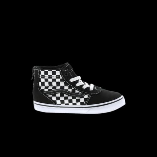 Vans Ward High Zip Toddler 'Checkerboard - Black White'