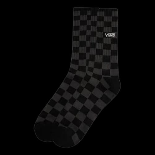 Vans Checkerboard Crew II Socks 'Black White'