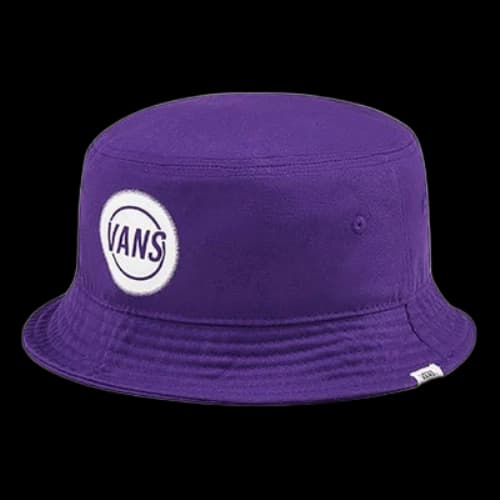 Vans Classics Logo Bucket Hat 'Purple White' (Women's)