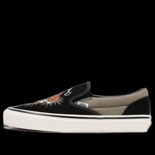 Vans Unisex Anaheim Factory Classic Slip-On 98 DX Sneakers Black/Yellow