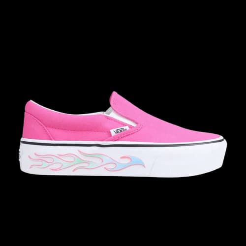Vans Classic Slip-On 'Sidewall Flame - Pink'