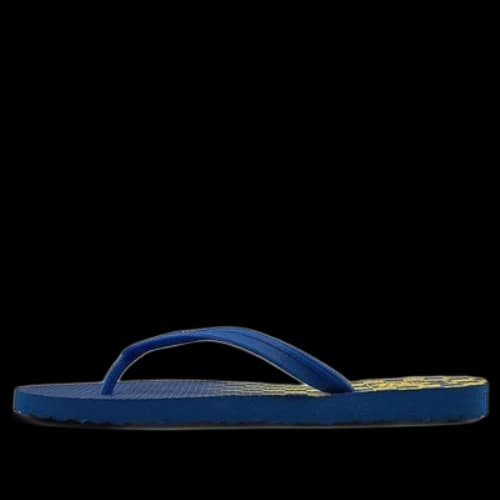 Vans Casual Fashion Unisex Blue Yellow Grid Slippers 'Blue Yellow'