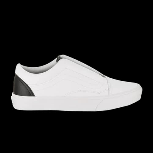 Vans Old Skool Laceless 'Classic Tumble - White Black'