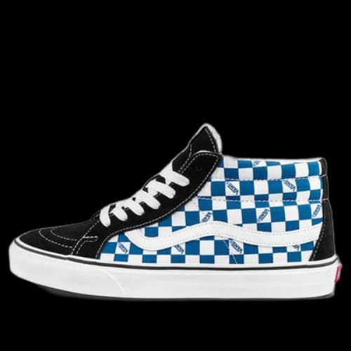 Vans Sk8-mid Checkerboard Blue/White