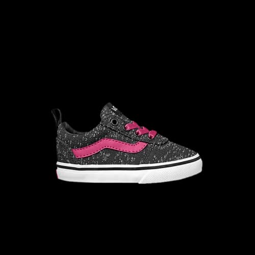 Vans Ward Slip-On Z Toddler 'Marled Canvas - Black Magenta'
