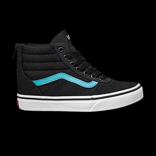Vans Ward High Zip Kids 'Black Blue Radiance'