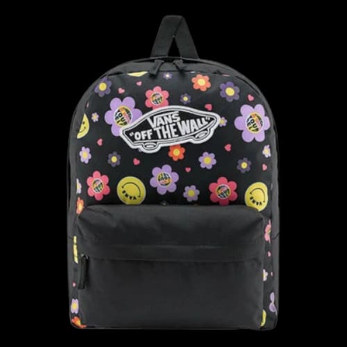 Vans Realm Backpack 'Black Yellow Red Purple' (Women's)