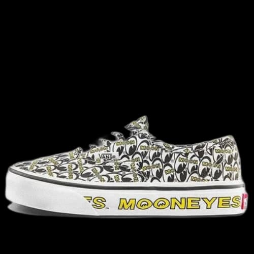 Mooneyes x Vans Authentic 'Black White Yellow'