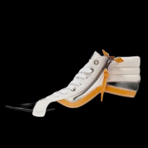 Vans SK8-HI Shoes White/Yellow