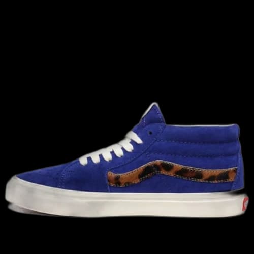 Vans SK8-Mid Suede Royal Blue/Calf Hair