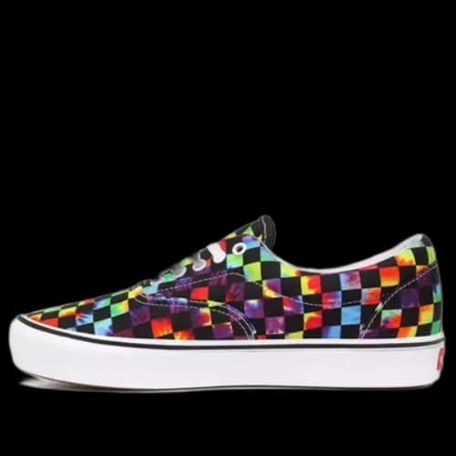 Vans Tie-Dye Checker Comfycush Era Checkboard Multi-Color