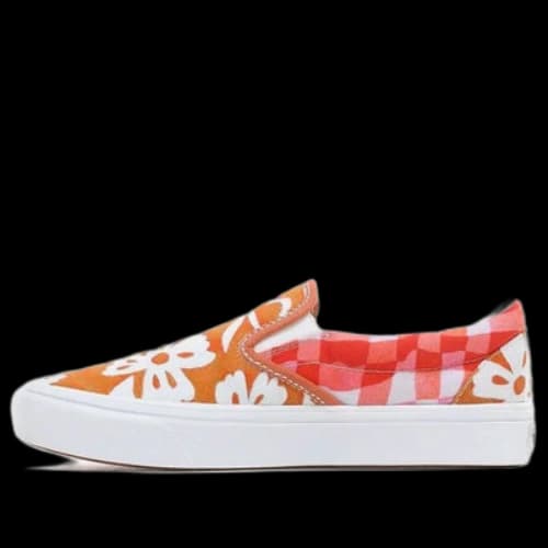 Vans INES COMFYCUSH White Pattern Yellow