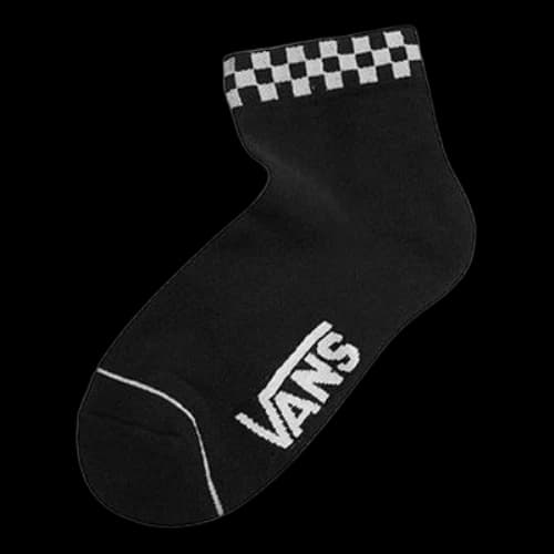 Vans Peek-A-Check Crew Socks 'Black White'