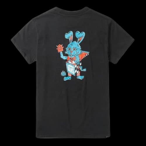 Vans Funny Pattern Printing Short Sleeve Black (Women's)
