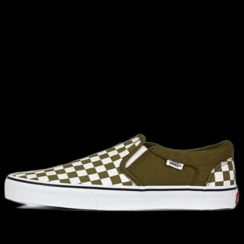 Vans Asher Checkerboard 'White Green'