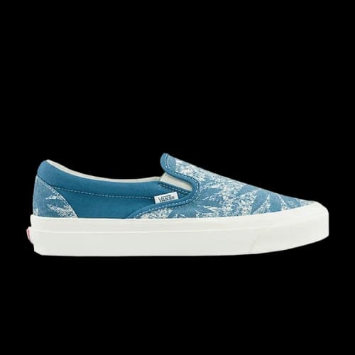 Vans OG Classic Slip-On LX 'Palm Acid Wash Summer Leaf - Navy'