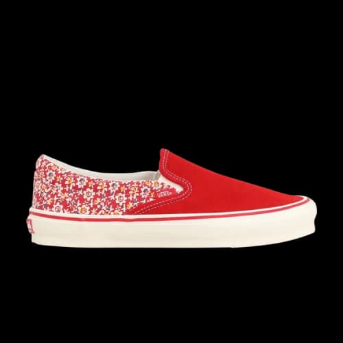 Vans OG Classic Slip-On LX 'Micro Daisy - Racing Red'