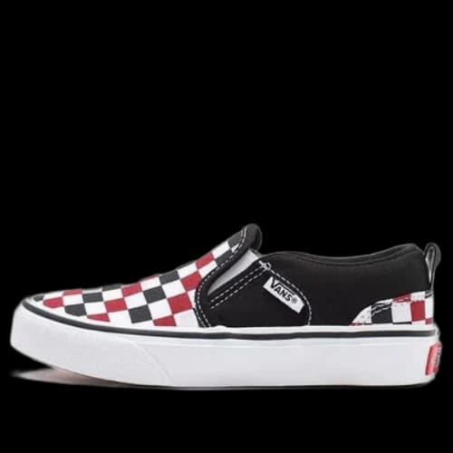 Vans Asher Sneakers K Black/White/Red