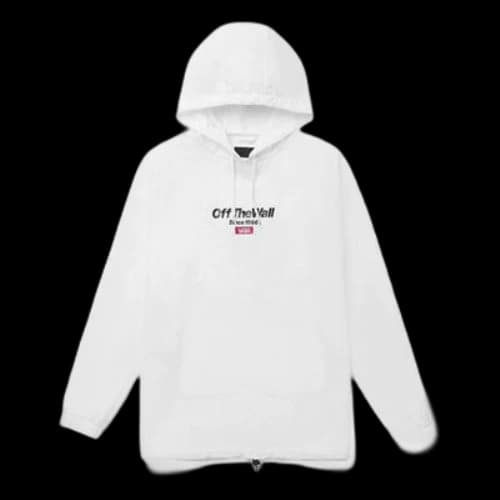 Vans Logo Printing Hooded Jacket White