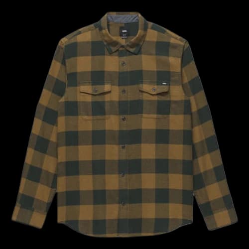 Vans Aliso Flannel Button Down Shirt 'Deep Forest'
