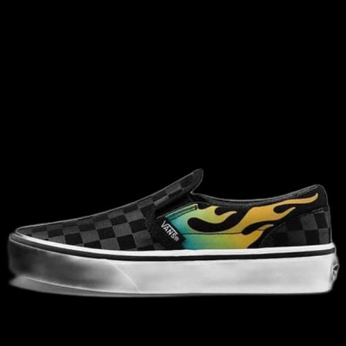 Vans Classic Slip-On Kids Fire Black/Grey