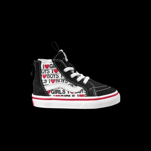 Vans Sk8-Hi Zip Toddler 'I Heart Print'