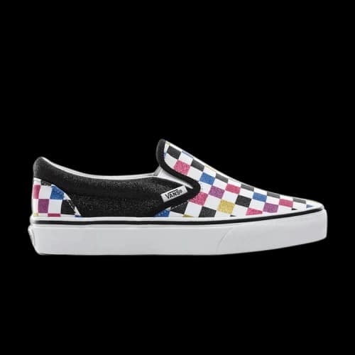Vans Classic Slip-On 'Glitter Checkerboard'