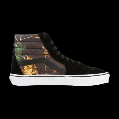 Realtree Xtra x Vans SK8-HI Crossover Casual Skateboarding Shoes Unisex Black White