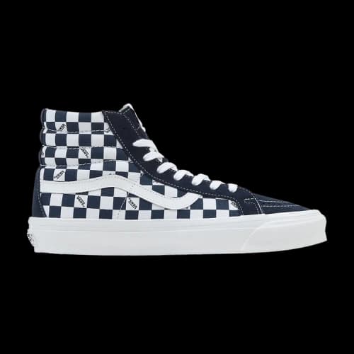 Vans OG Sk8-Hi LX 'Checkerboard - Dress Blues'