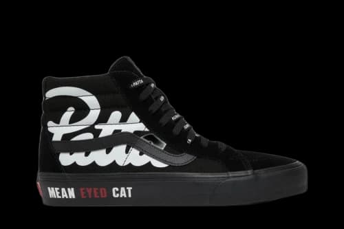 Vans Patta x Vault Sk8-Hi Reissue VLT LX 'Mean Eyed Cat - Black'