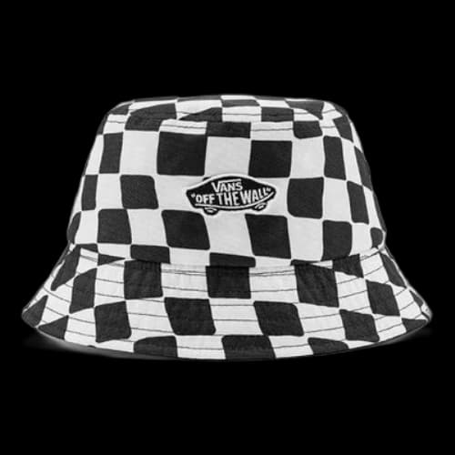 Vans Hankley Checkerboard Bucket Hat 'White Black' (Women's)