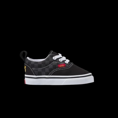 Vans Era Elastic Lace Toddler 'Flame Logo Repeat'