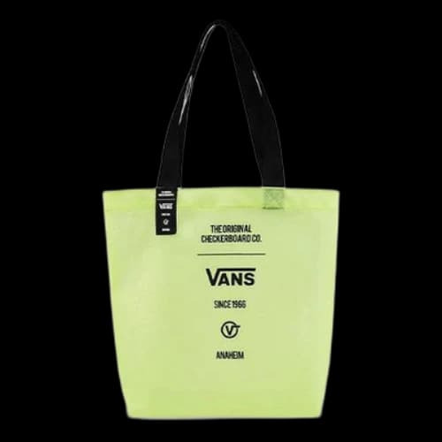 Vans Logo Printed PVC Tote Bag 'Green Black'