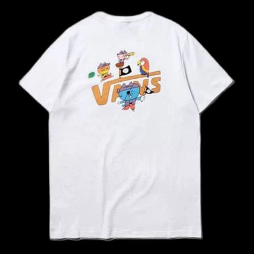 Vans Asian Artist Crossover Series Pattern Printing Short Sleeve White