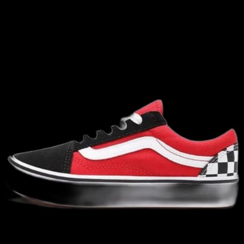 Vans Old Skool Shoes Black/Red/White