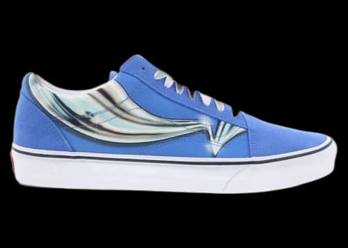 Vans Old Skool Warp Nebula Blue Chrome