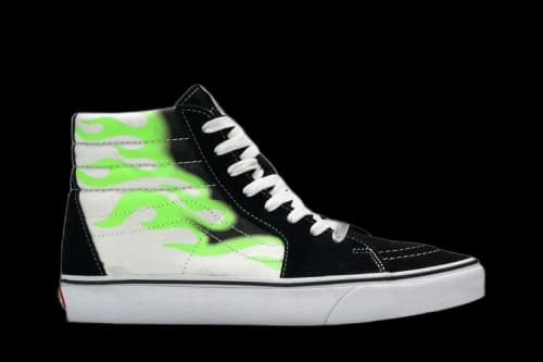 Vans Sk8-Hi 'Flame Black White'