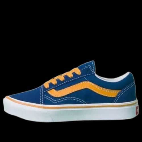 Vans Kid's Pop Comfycush Old Skool Yellow/Blue