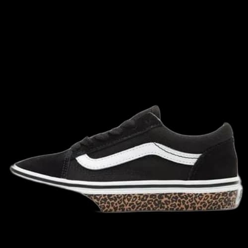 (PS) Vans Old Skool K Shoes Leopard 'Black'